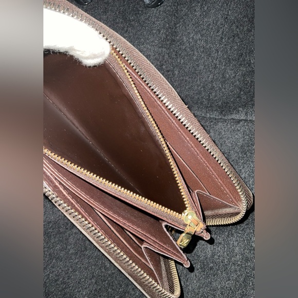 ✅ AUTHENTIC LONG DAMIER ZIP WALLET  LOUIS VUITTON - Picture 8 of 12